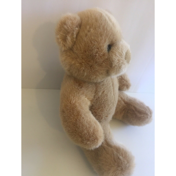 BAB Light Brown Basic Bear Talking Says 6 Phrases Stuffed Animal Plush 12” Soft - Picture 4 of 12